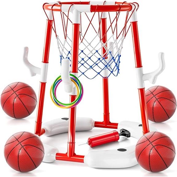 Pool Basketball Hoop & Ring Game for All Ages