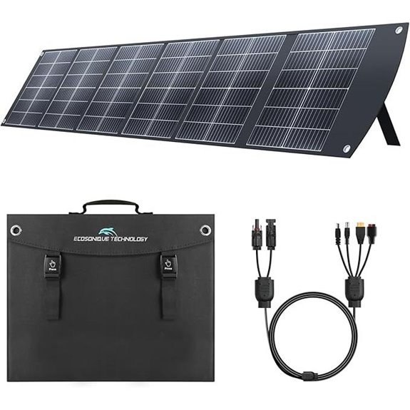 Ecosonique 200W Foldable Portable Solar Panel
