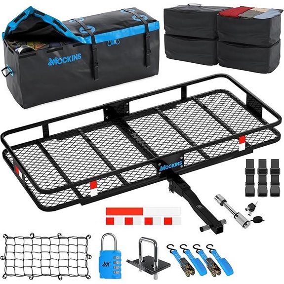 Mockins Folding Cargo Carrier with Waterproof Bag