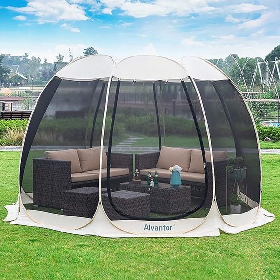 Alvantor Screen House Gazebo with Mosquito Netting