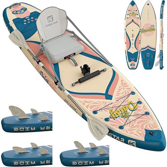 Daisy 11'6 x 35 Wide Paddle Board with Accessories