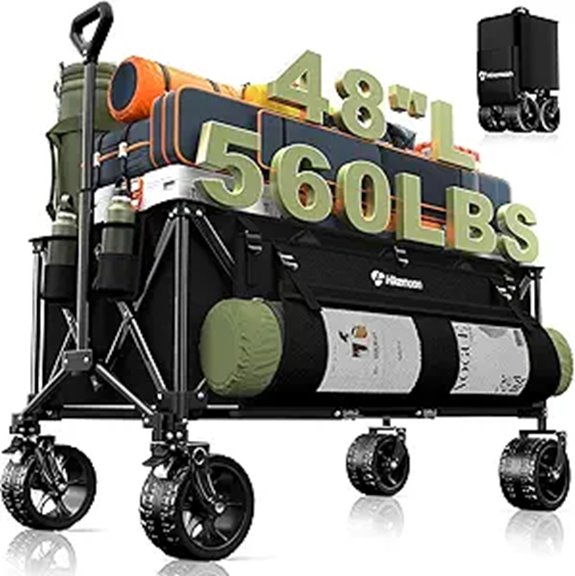 Heavy Duty Collapsible Wagon with All-Terrain Wheels