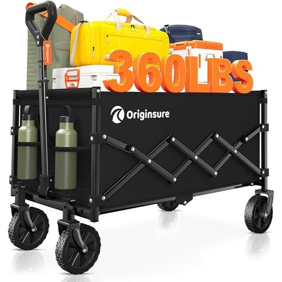 Foldable Heavy Duty Wagon Cart with Wheels