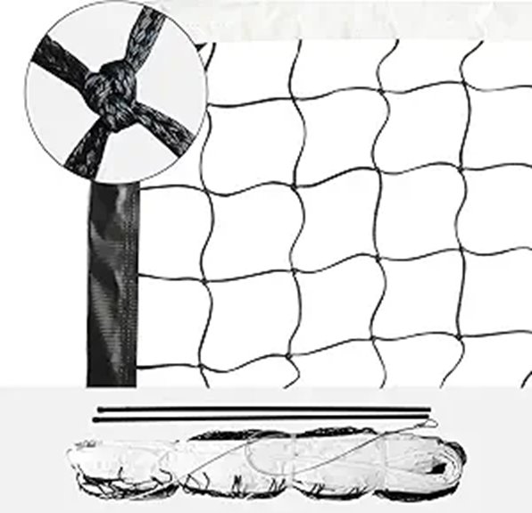 Heavy Duty Volleyball Net 32x3 ft Indoor/Outdoor