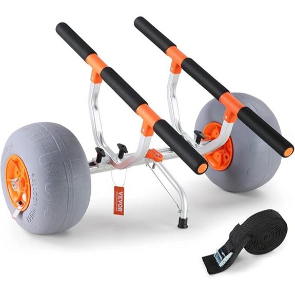 VEVOR Heavy Duty Kayak Cart with Beach Wheels
