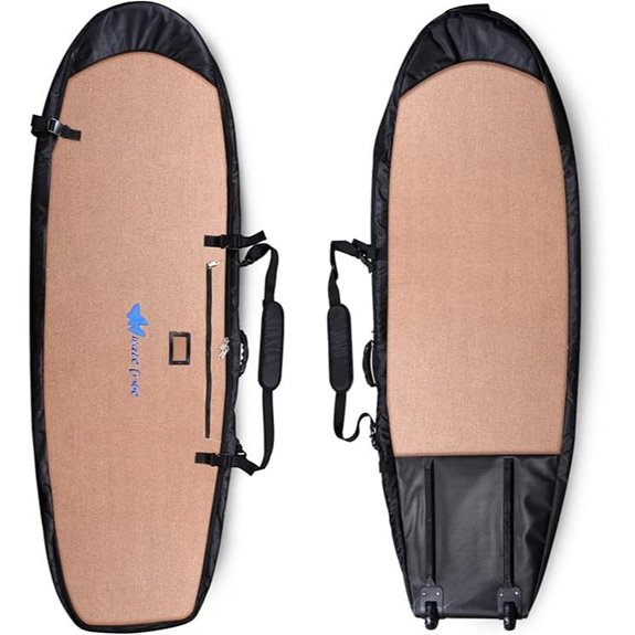 Wave Tribe Hemp Surfboard Bag with Pockets and Padding