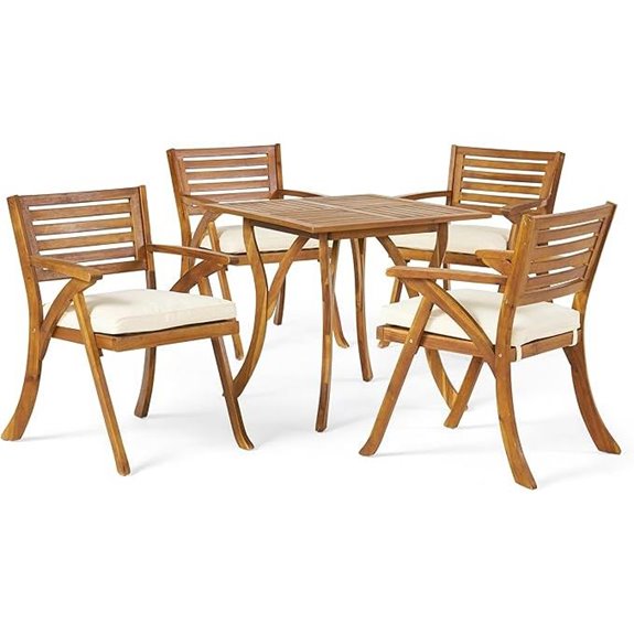 Christopher Knight Hermosa Acacia Dining Set