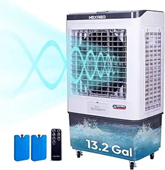 Hexago 7500 CFM Evaporative Cooler with Remote