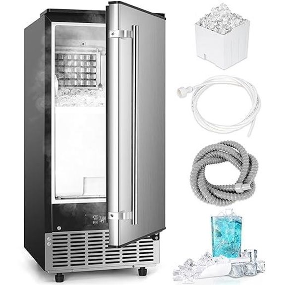 Commercial Under Counter Ice Maker (80Lbs/Day)