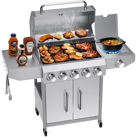Bestfire 68,000 BTU 5-Burner Propane Gas Grill