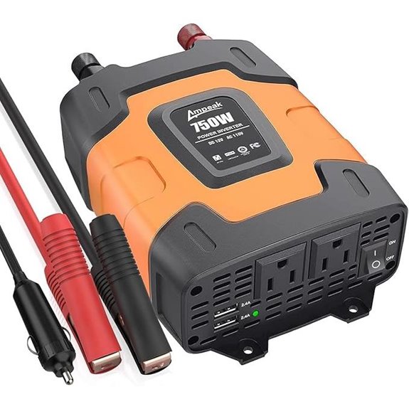 Ampeak 750W Car Power Inverter with USB and AC