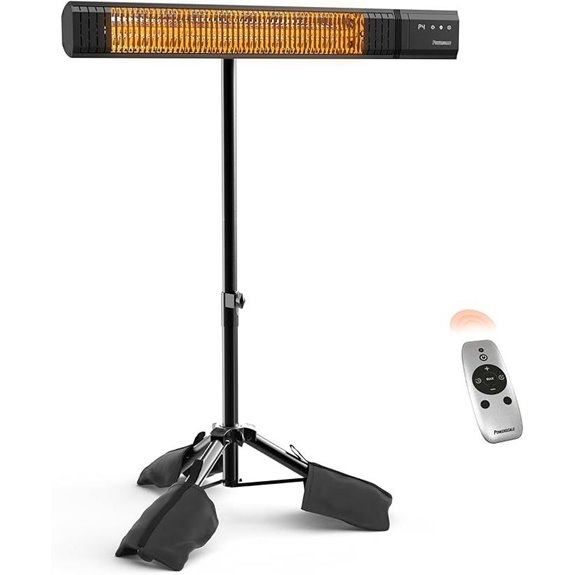 PowerScale 1500W Infrared Patio Heater with Tripod