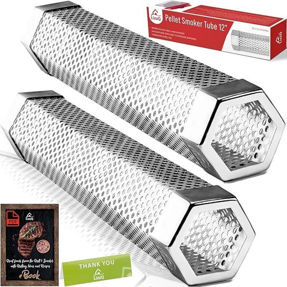 Premium Pellet Smoker Tube Set (2 Pack)