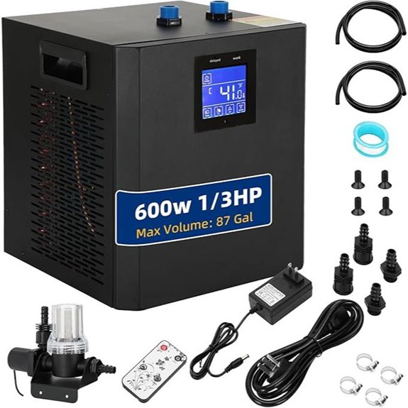 Ice Bath Water Chiller 1/3 HP 87 Gal Home Use