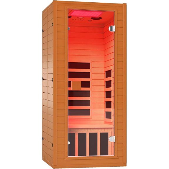 Infrared Sauna for Home with Red Light Therapy