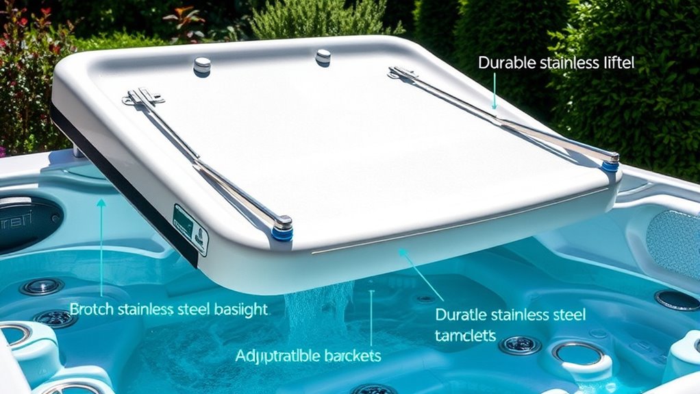 hot tub cover lifter considerations