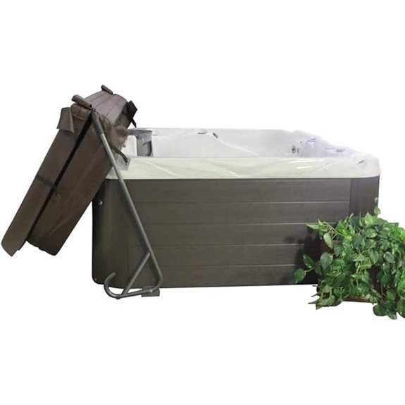Outdoor Hot Tub Cover Lifter with Large Footplate