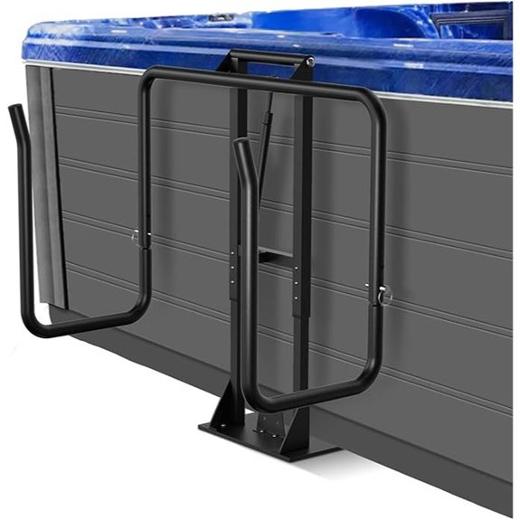 Hot Tub Cover Lifter with Hydraulic Undermount System