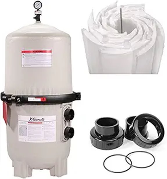 XtremepowerUS DE Pool Filter for In-Ground Pools