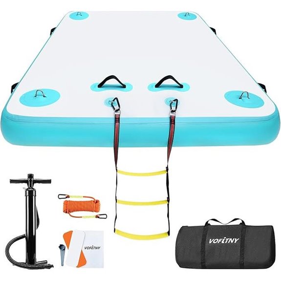 VOFiTNY Inflatable Lake Floating Dock for Adults