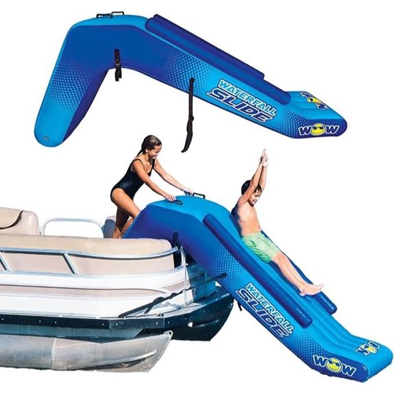 Wow Sports 8 ft Inflatable Waterfall Slide for Boats