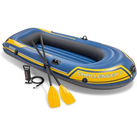 INTEX Challenger 2 Inflatable Boat Set with Accessories
