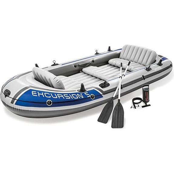 Intex Excursion 5-Person Inflatable Boat with Oars
