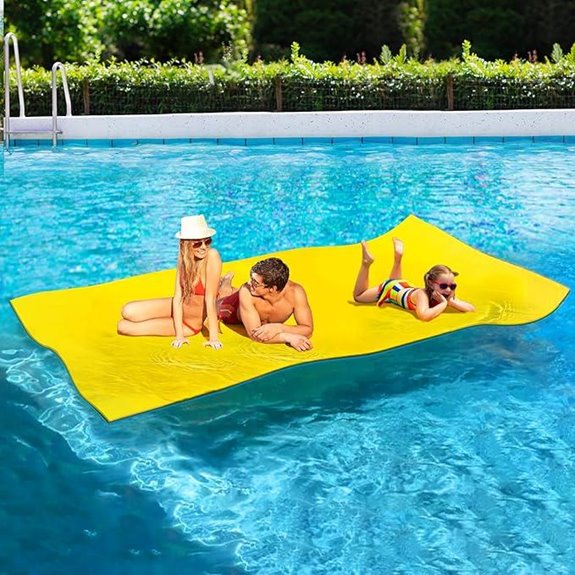 Lily Pad Floating Mat with Bungee Tether