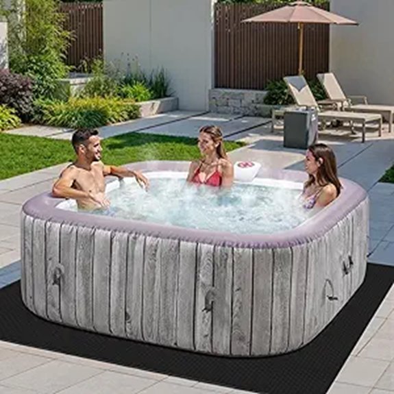 Inflatable 4-6 Person Hot Tub with Jets