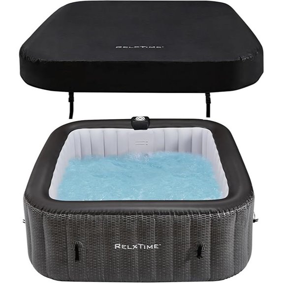 Inflatable 4-6 Person Hot Tub with Air Jets