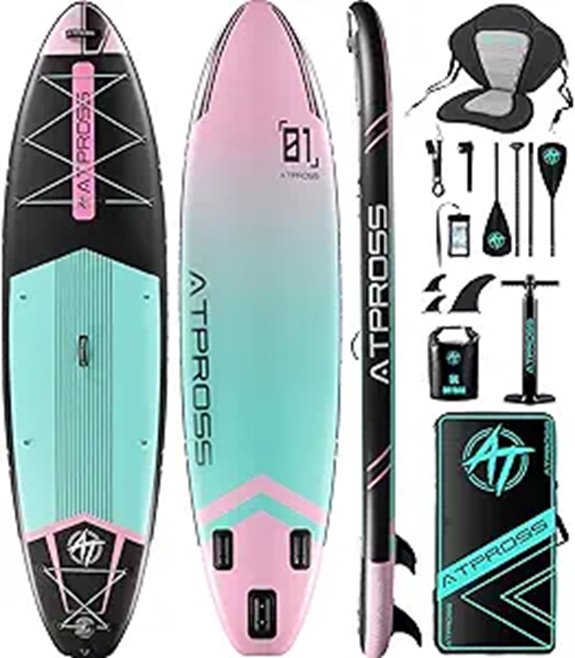 Inflatable 11'6 Paddle Board with Accessories