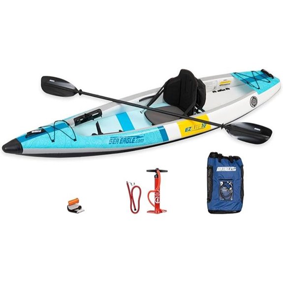 Sea Eagle EZLITE 10 Inflatable Kayak with Accessories