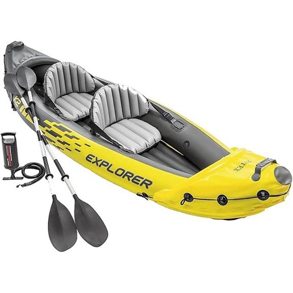 Intex Explorer K2 Inflatable Kayak Set with Accessories
