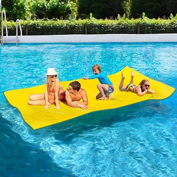 Lily Pad Floating Mat with Bungee Tether