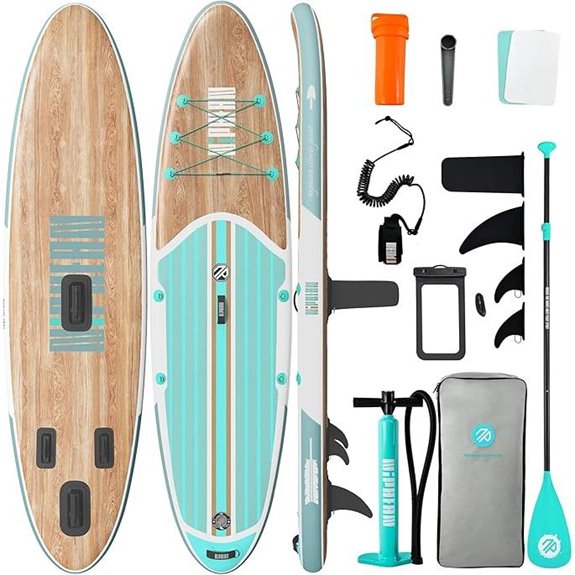 Niphean Inflatable Stand-Up Paddle Board with Accessories