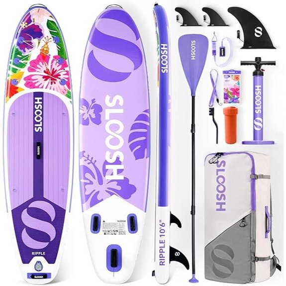 SLOOSH Inflatable Paddle Board with Accessories