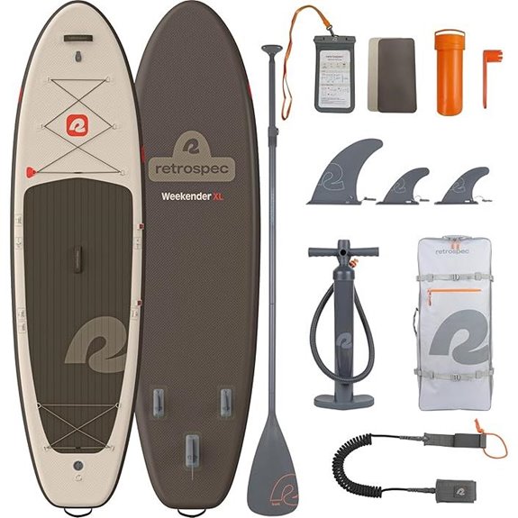 Retrospec Weekender XL Inflatable Paddle Board Kit