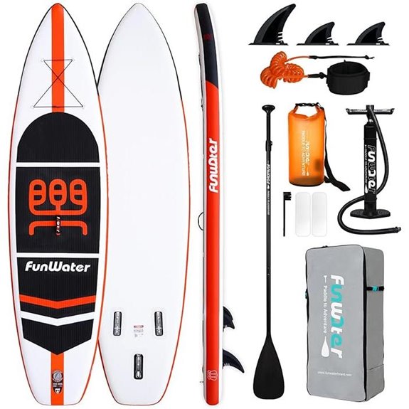 FunWater Inflatable Stand Up Paddle Board with Accessories