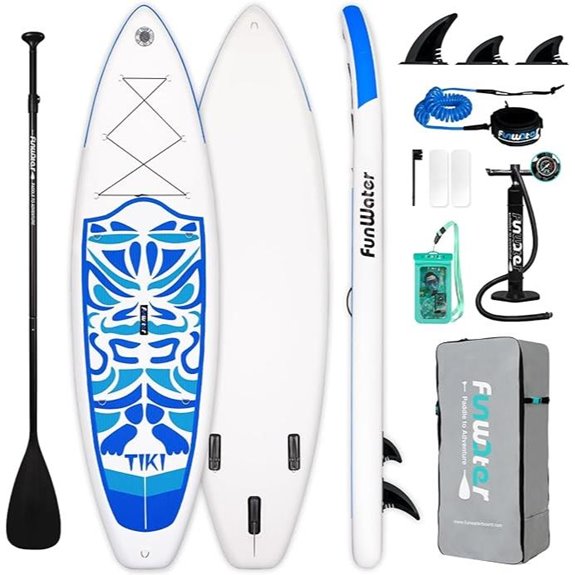 FunWater Inflatable Stand Up Paddle Board with Accessories