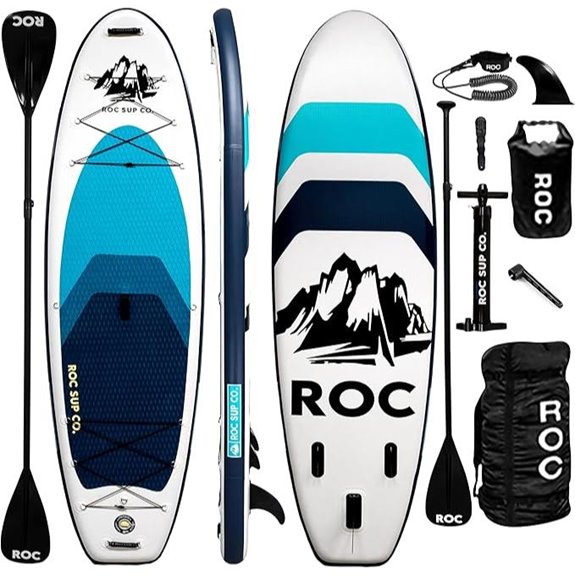 Roc Inflatable Stand Up Paddle Board with Accessories