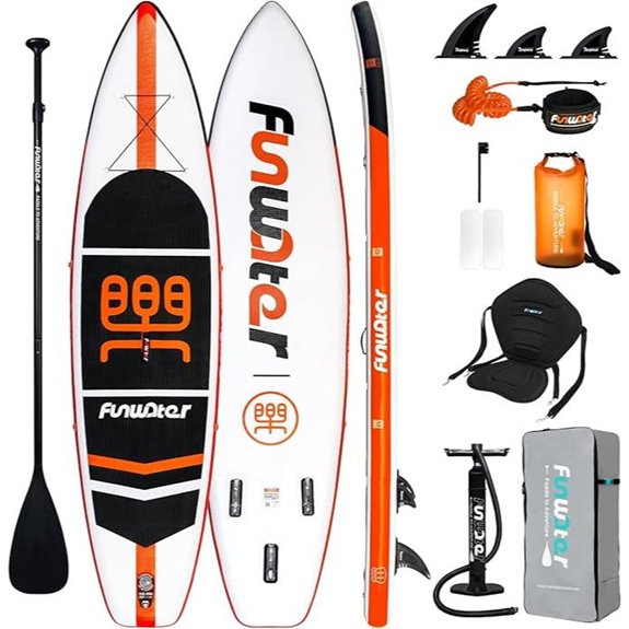 FunWater Inflatable Paddle Board with Accessories