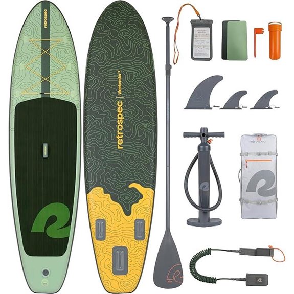 Retrospec Weekender Inflatable Paddle Board with Accessories