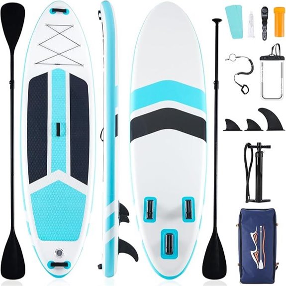 Sweetcrispy Inflatable Paddle Board with Accessories