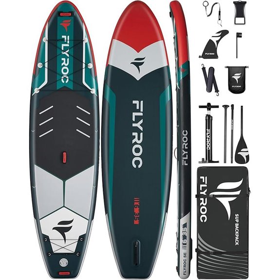Inflatable Paddle Board Set with Accessories (3 Pack)