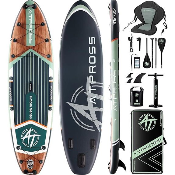 Inflatable Stand-Up Paddle Board with Accessories (11'6)
