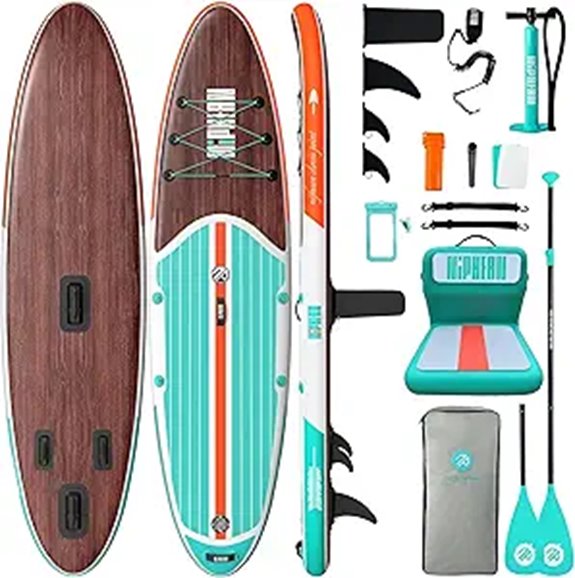 Niphean Inflatable Paddle Board with Accessories