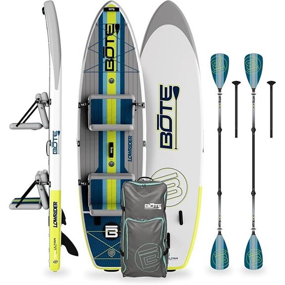 BOTE Low Rider Aero Inflatable Paddle Board with Seat