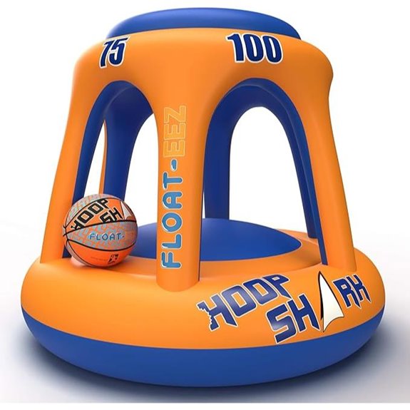 Hoop Shark Inflatable Pool Basketball Set