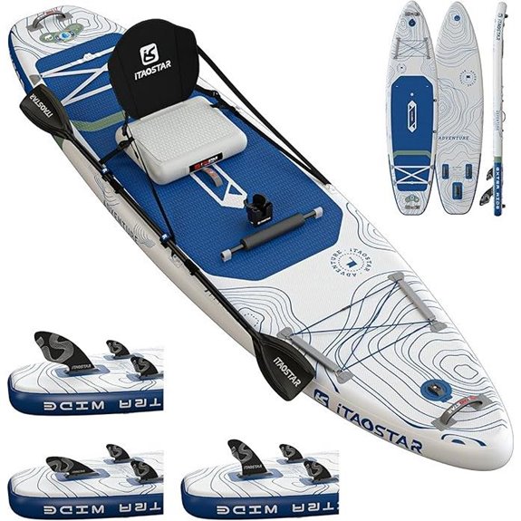 Adventure 12’×35” Inflatable SUP Board with Accessories