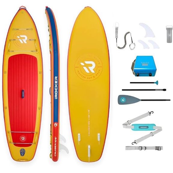 iROCKER Cruiser 7.0 Inflatable SUP with Accessories